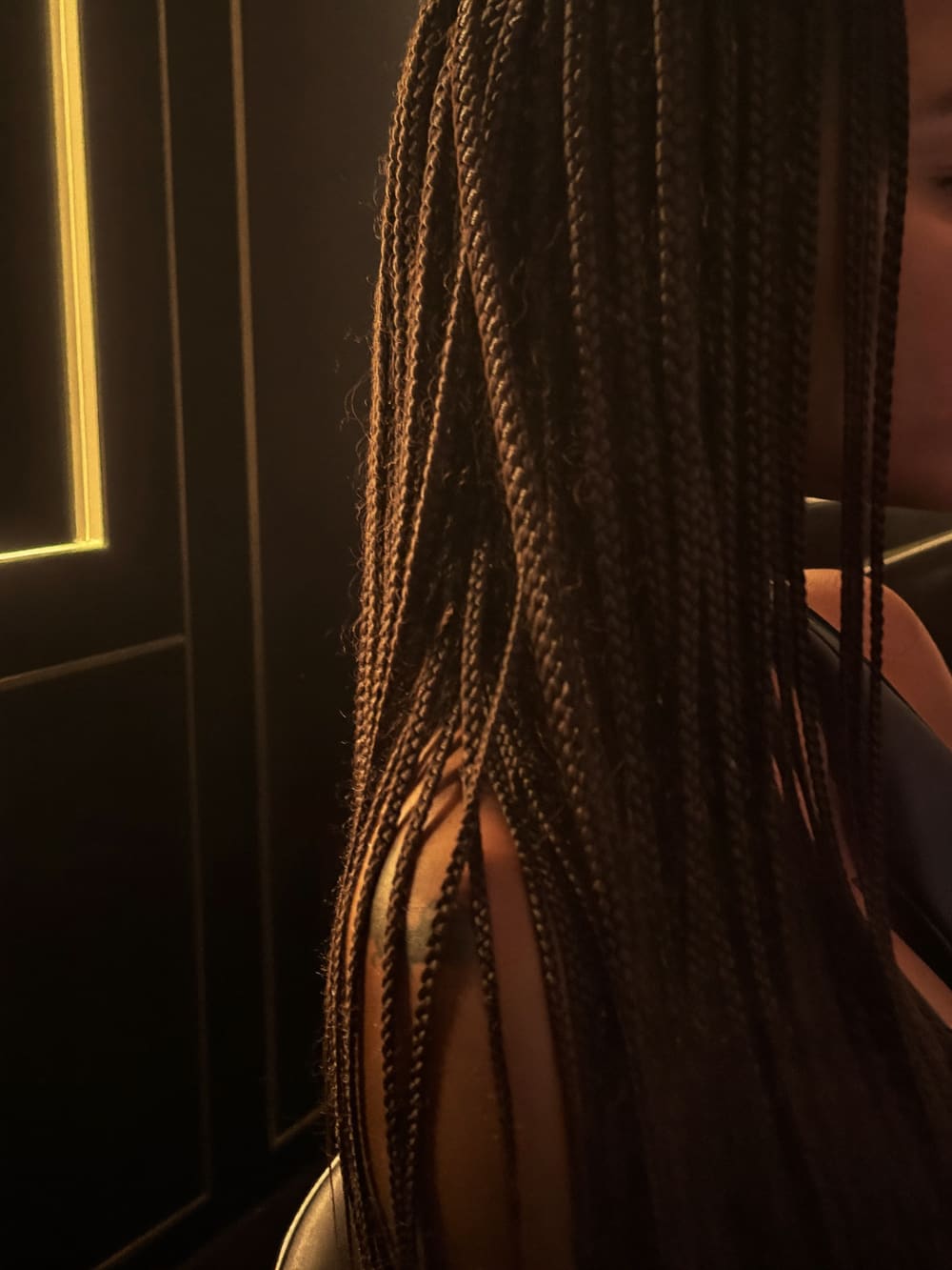 Finished braid work